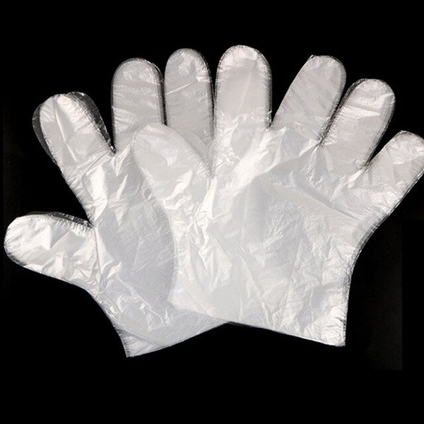 100pcs Disposable Transparente Gloves